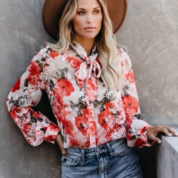 Vici Tops - Vici Dolls Karl Floral Top